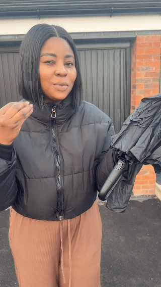 AutoHook All-Weather Foldable Umbrella